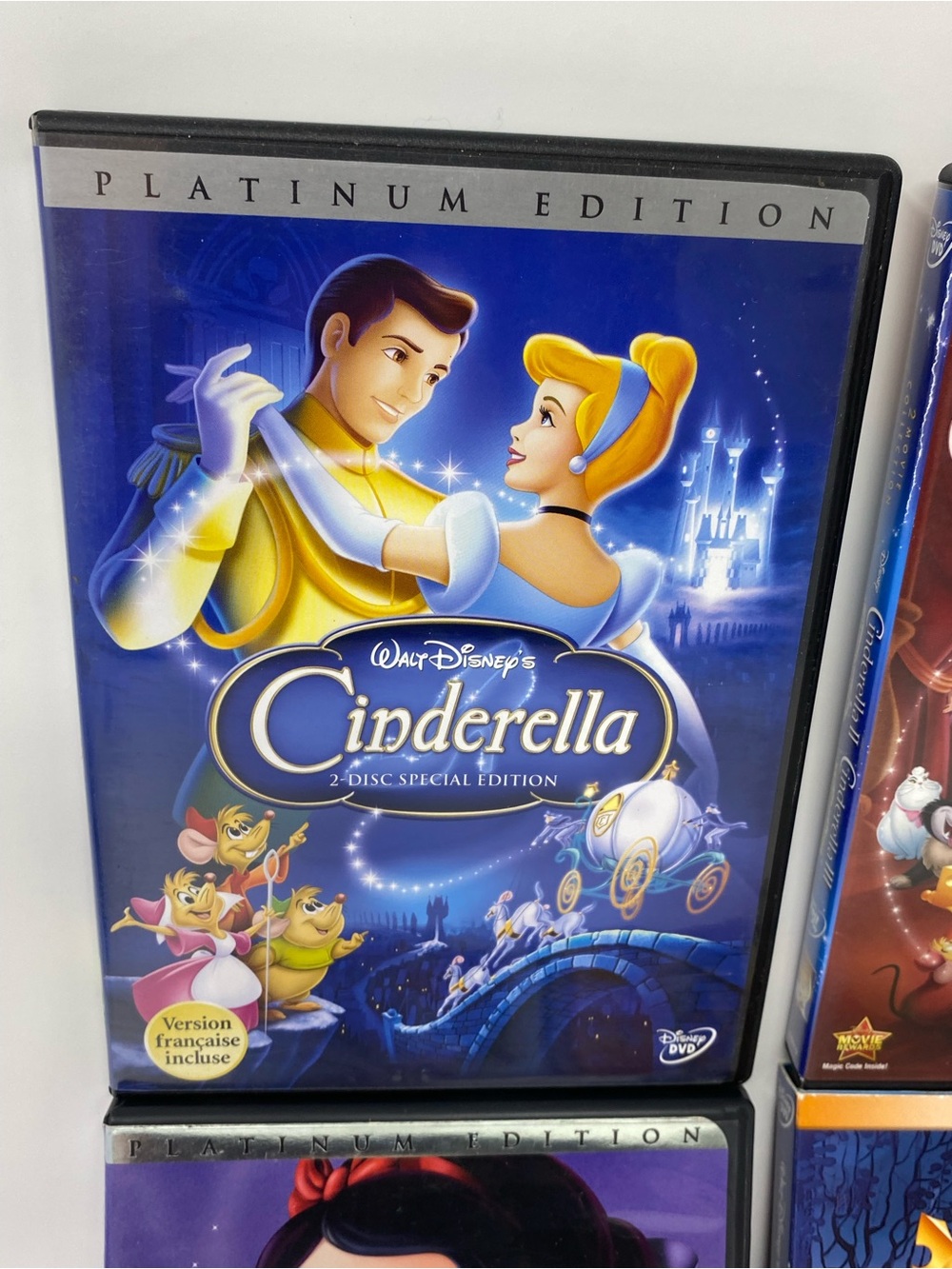 Disney Princess Collection DVD lot of 9 Sleeping Beauty Mulan Cinderella Brave - Picture 2 of 11